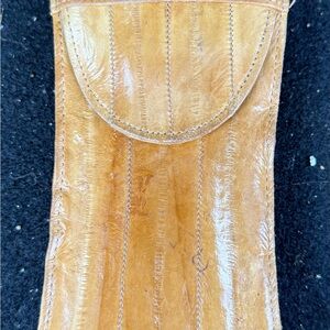 Tan Leather Phone Case